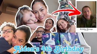 AIDEN’S BIRTHDAY| BIRTHDAY MESSAGE PARA KAY BUNSO️ | SIMPLE CELEBRATION