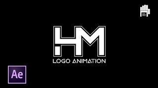 Merge Path Logo Animation | After Effects Stroke Animation | Tutorial | Text Animation