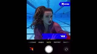 Чемпионка по синхронному плаванию танцует под водой на каблуках