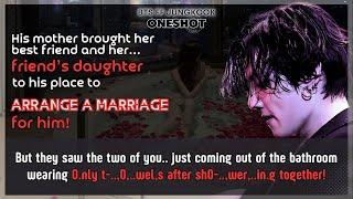 Jungkook FF His mom brought her bestfriend and her daughter to his place to arrange…BTS FF Oneshot