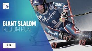 Tessa Worley (FRA) | 3rd place | Women's Giant Slalom | Kronplatz | FIS Alpine