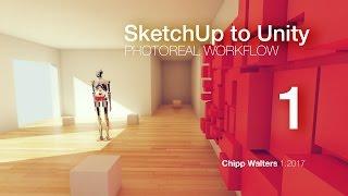 Photoreal SketchUp to Unity: Part 1-SketchUp Model