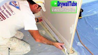 Drywall Finishing Demonstration- Reveal Bead- Recessed Baseboards- EP7