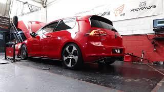 VW Golf MK7 Gti Tuned with overrun