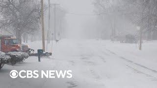 Major winter storm dropping snow and ice on millions from Midwest to East Coast