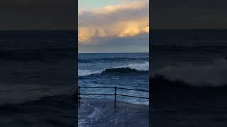 Vertical Video - Waves splashing - HD Scenery - 3.5 hours