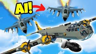 B-29 BOMBER Gets Shot DOWN By AI Military In Stormworks!