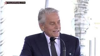 MICHAEL DOUGLAS HONORED WITH HOLLYWOOD WALK OF FAME STAR