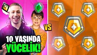 10 YAŞINDA YÜCELİK + 1 RADİANT vs 5 GOLD | Valorant