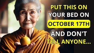 Place This in Your Bed on OCTOBER 17 and Say Goodbye to Your Money Problems | BUDDHIST Wisdom