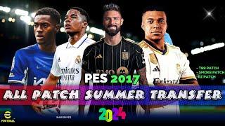 PES 2017 OPTION FILE ALL PATCHES 2024-25