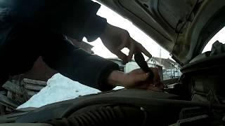 КИА СПЕКТРА пропала зарядка. KIA SPECTRA alternator malifunction.