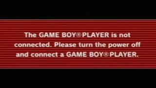 Gameboy Player Error Message: "Gameboy Player Not Connected"