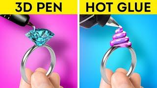 COOL CRAFTS YOU CAN MAKE WITH 3D PEN AND GLUE GUN 