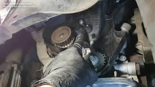 How to dismount the water pump OPEL ASTRA G 1.6 16V X16XEL