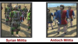 Medieval II: Total War - Crusades 1vs1: Syrian Militia vs Antioch Militia