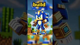 Building minecraft Sonic 