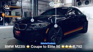 CSR2 BMW M235i ⭐️Coupe to ELITE 50 ⭐️⭐️⭐️,Shift/Tune 8,792