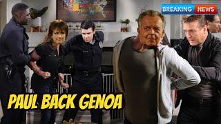 The Young And The Restless Paul returns to Genoa and confronts Ian and Jordan - Will he be captured?