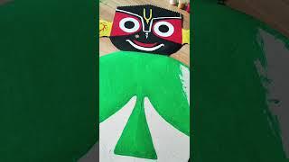 Jay Jagannath .jagannath painting ️ #jaga #mojaga kaliare #paper craft #youtubeshorts #youtube