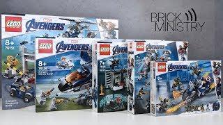  ВСЕ наборы LEGO Мстители 4: Финал [Marvel 76123, 76124, 76125, 76126, 76131]