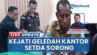 11 Gawai dan Dokumen Disita Kejati Papua Barat saat Geledah Kantor Setda Kabupaten Sorong   Tribunne