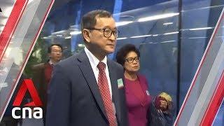 Thai PM says Cambodian opposition leader Sam Rainsy not allowed to transit