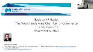 The Woodlands Area Business Summit 2021: Back to HR Basics