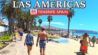 TENERIFE - PLAYA DE LAS AMÉRICAS | See the Actual Appearance in Different Places  4K Walk ● Aug2024