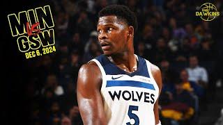 Minnesota Timberwolves Full Team Highlights vs Warriors  | Dec 6, 2024 | FreeDawkins