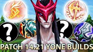 TWO *S TIER* PATCH 14.21 YONE BUILDS!