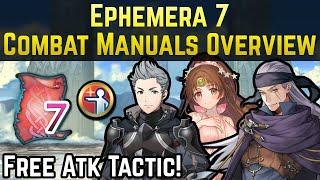 Ephemera 7 Combat Manuals Overview (Starfish+, Even Def Wave, Atk Tactic) | Fire Emblem Heroes Guide