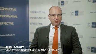 Frank Schauff about the Association of European Businesses