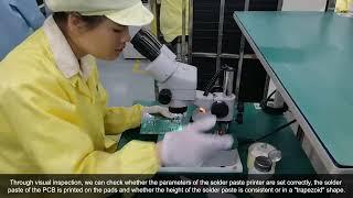 Visual Inspection when PCB Assembly SMT soldering