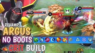 Is No Boots 90% CRIT Build Still Good On Argus After Revamp? ~ Mobile Legends