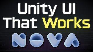 Unity UI that WORKS  and doesn't Suck - Nova UI