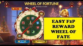 Lords Mobile -  WHEEL OF FATE -  A free reward for all F2P players