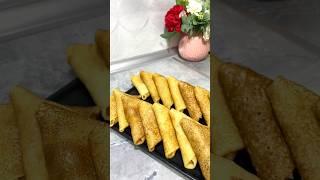 Uchburchak blinchiklar #youtube #food #shortvideo