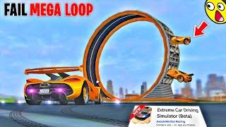 All Cars Mega Loop Fail | Extreme Car Driving Simulator 2024