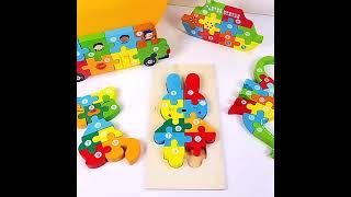 Cpc Certificated Toys Hobbies 2022 Popular Kids Funny Wooden 3d Puzzle Game Montessori Educational F