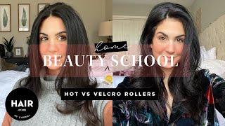 Hot Rollers Vs. Velcro Rollers | Beauty Home School | Hair.com By L'Oreal