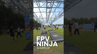 The ninja warrior , pentathlon obstacle  #ninjawarrior #pentathlon #fpv #drone #short #fpvpilot #fyp