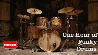 1 Hour of Funky Drums - Backing Track - 95 BPM