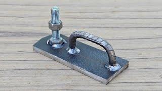 new discovery on how to make a homemade iron bending tool | DIY tools