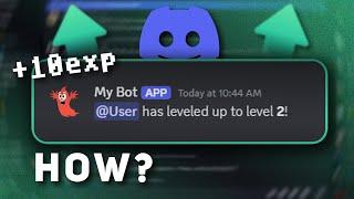 How To Make A Simple FREE Discord Leveling Bot WITHOUT any Coding!