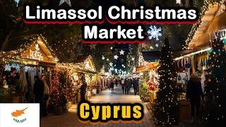 Christmas Market Limassol Cyprus 2024. Cyprus Christmas Vlog