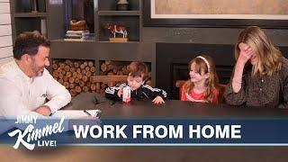 Jimmy Kimmel Teaches His Kids How to Behave in the Workplace