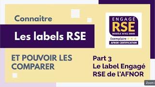 Comprendre les labels RSE : le label AFNOR