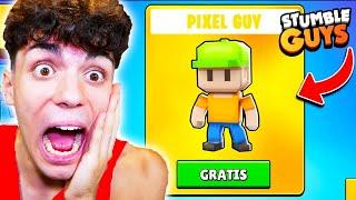 HO SHOPPATO LA NUOVA SKIN GRATIS PIXEL GUY su STUMBLE GUYS!