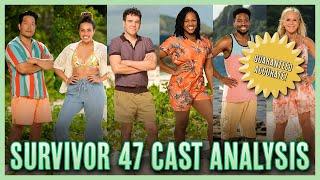 Survivor 47 Pre-Season Cast Analysis